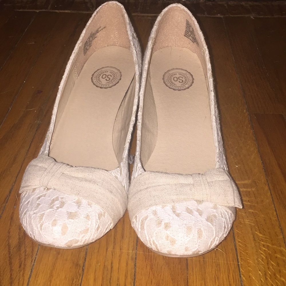 ivory high heels